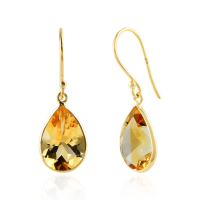 Citrine Hanging earrings model E010574