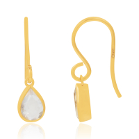 Regenboog Maansteen Oorhangers model E011152 