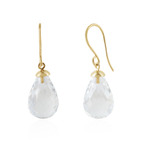 Bergkristal Oorhangers model E015033