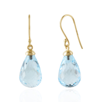 Blue Topaz sky Hanging earrings model E015033