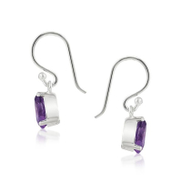 Amethyst Hanging earring model E6-013