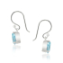 Blauwe Topaas Oorhanger model E6-013