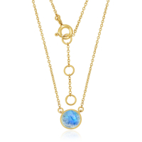Rainbow Moonstone Collier model N011150