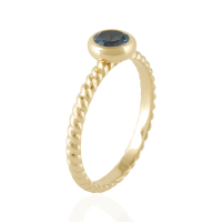 Blauwe Topaz london Ring model R010286