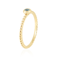 Blauwe Topaas Ring model R010289