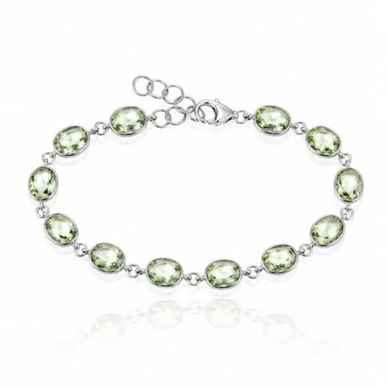 Prasioliet Armband model B5-029