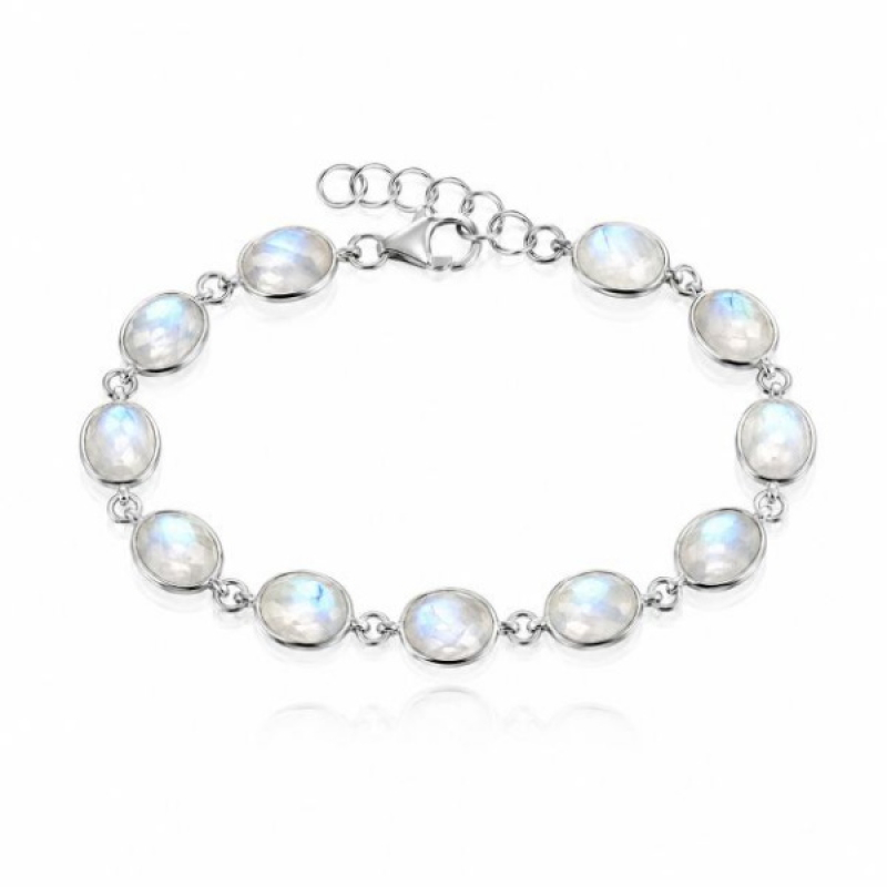 Regenboog Maansteen Armband model B5-029
