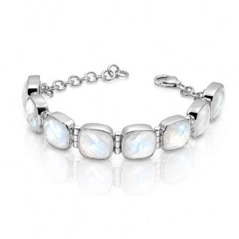 Rainbow Moonstone Bracelet model B5-055