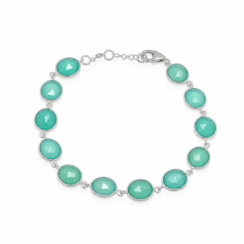 Chalcedony aqua Bracelet model B5-059