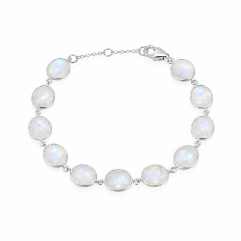 Rainbow Moonstone Bracelet model B5-059