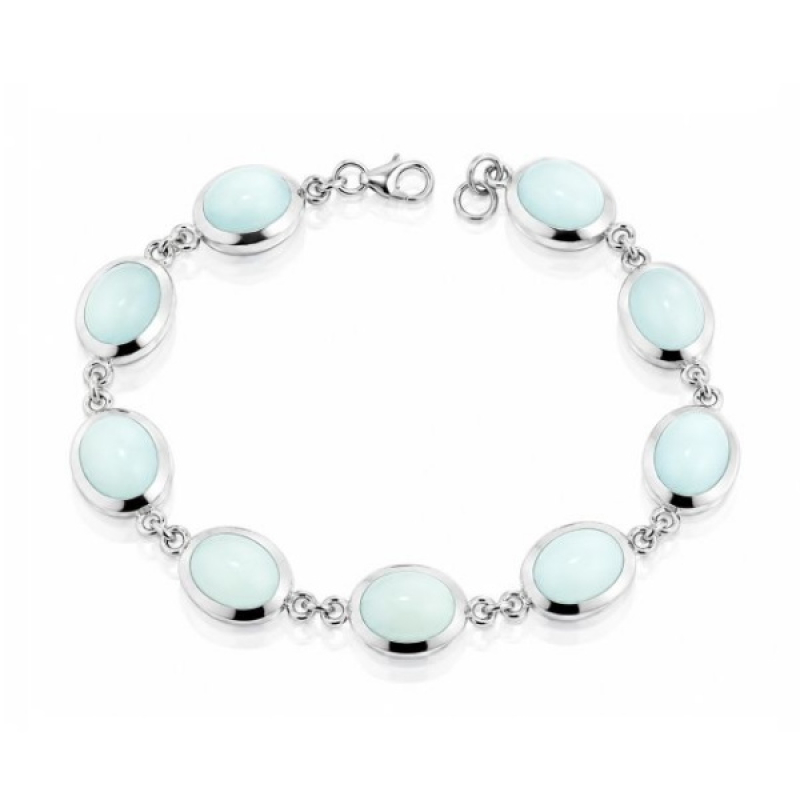 Chalcedony aqua Bracelet model B6-006