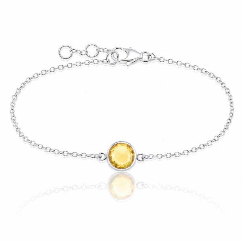 Citrine bracelet Model B6-008