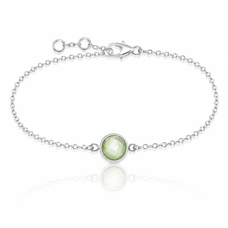 Prehnite bracelet Model B6-008
