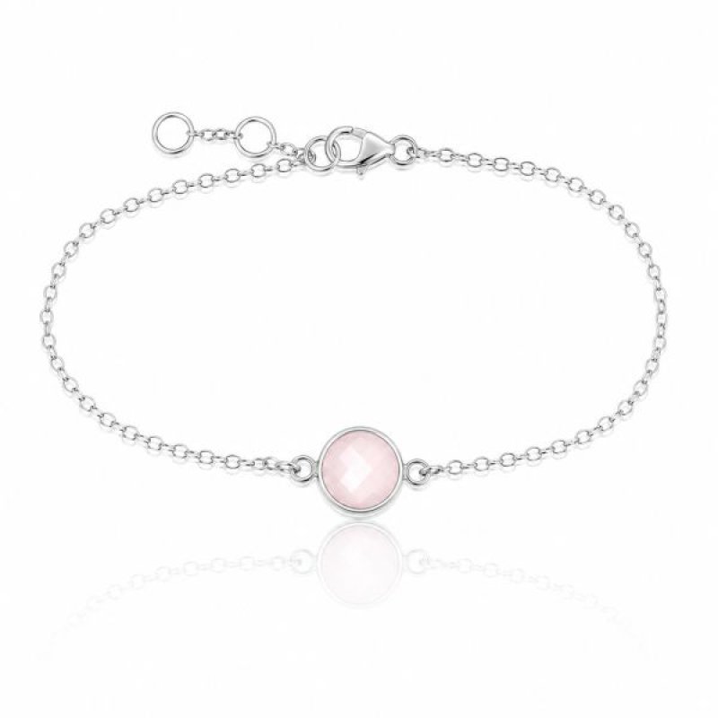 Rose Quartz bracelet Model B6-008