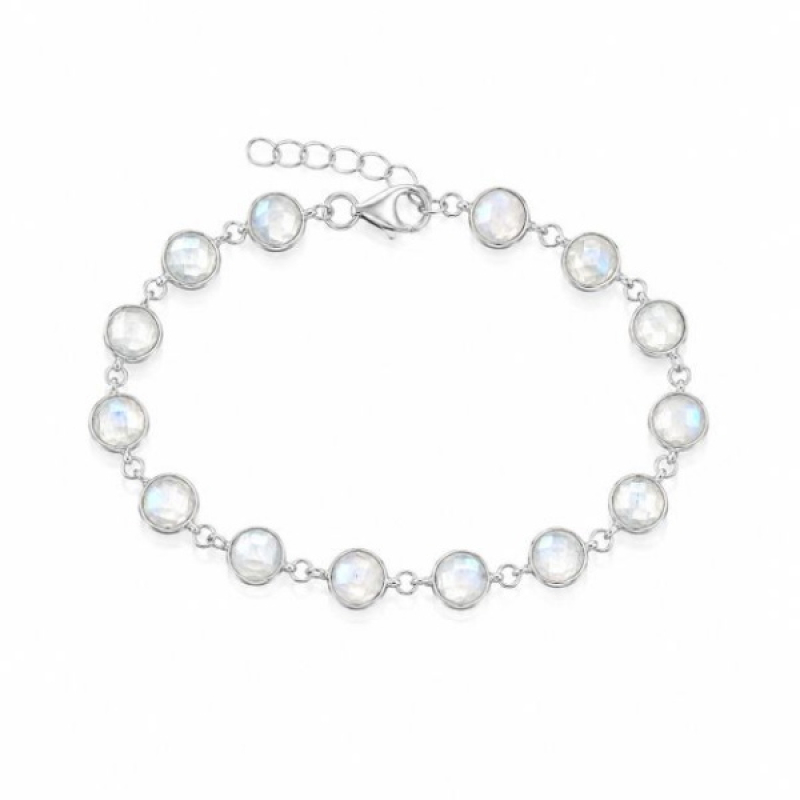 Regenboog Maansteen Armband model B6-010