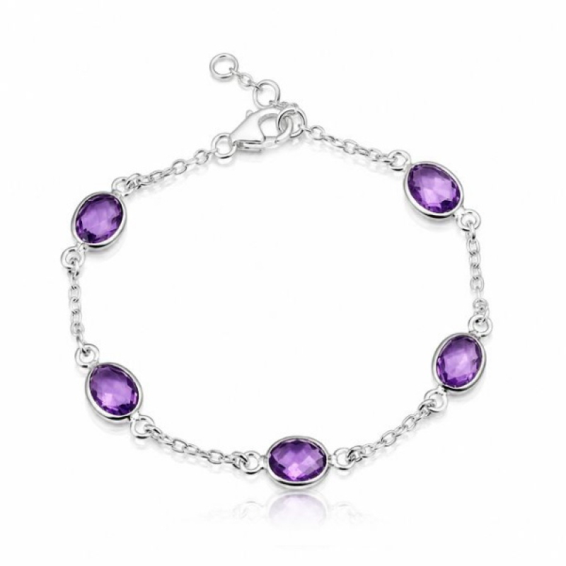 Amethist Armband model B7-008
