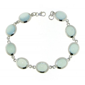 Chalcedony aqua Bracelet model B6-006