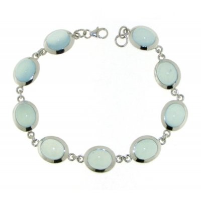 Chalcedony aqua Bracelet model B6-006