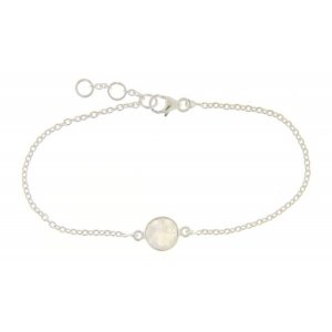 Rainbow Moonstone bracelet Model B6-008