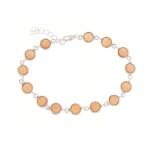 Moonstone, peach Bracelet model B6-010