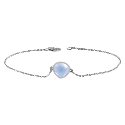 Chalcedoon aqua Armband model B7-013