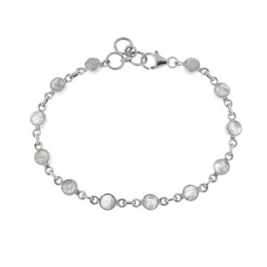 Rainbow Moonstone Bracelet model B9-001