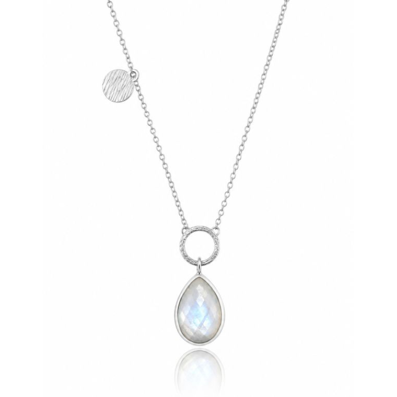 Regenboog Maansteen Collier model N5-004