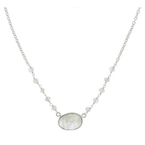 Rainbow Moonstone Chain model N5-005