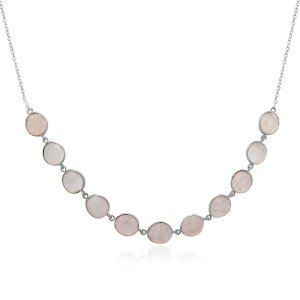 Rose Quartz Necklace model N5-009