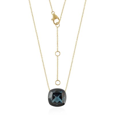 Blue Topaz london Collier model N014138