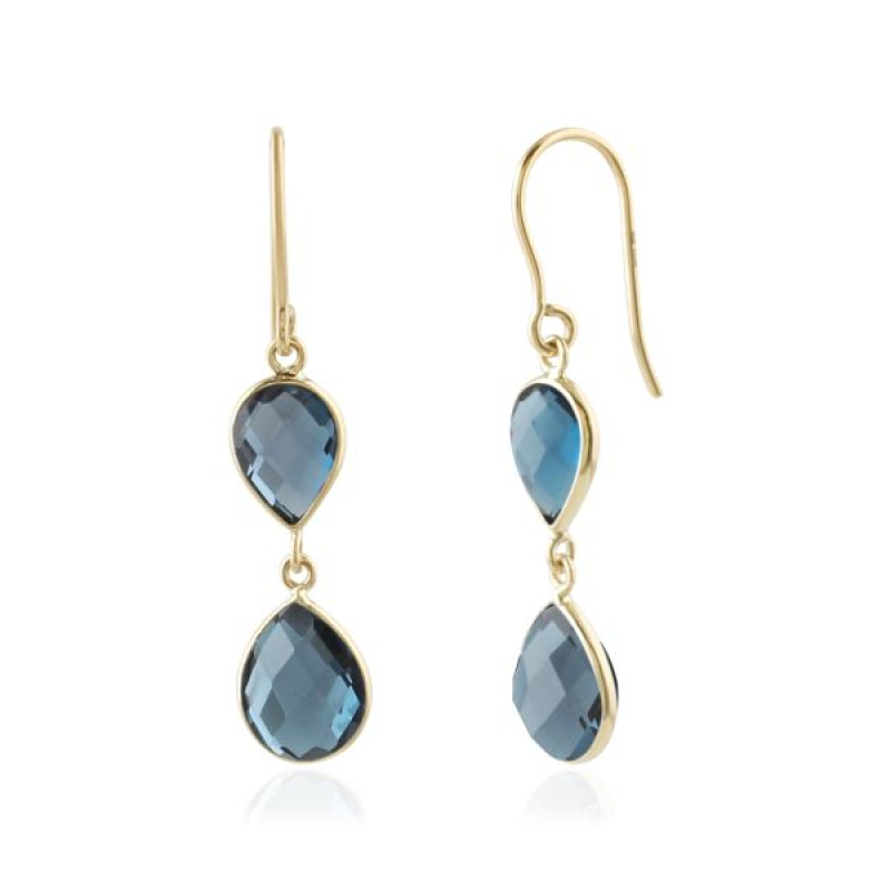 Blue Topaz London Hanging earrings model E016221