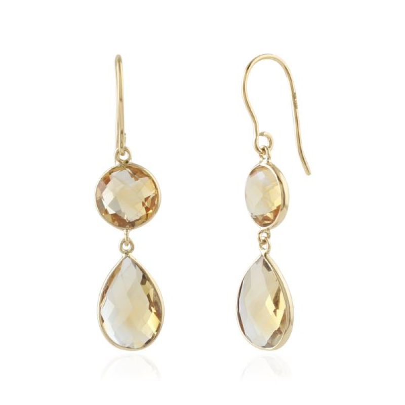 Citrine Hanging earrings model E016221