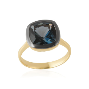 Blauwe Topaas London Ring model R014133 Blauwe Topaas London Ring model R014133