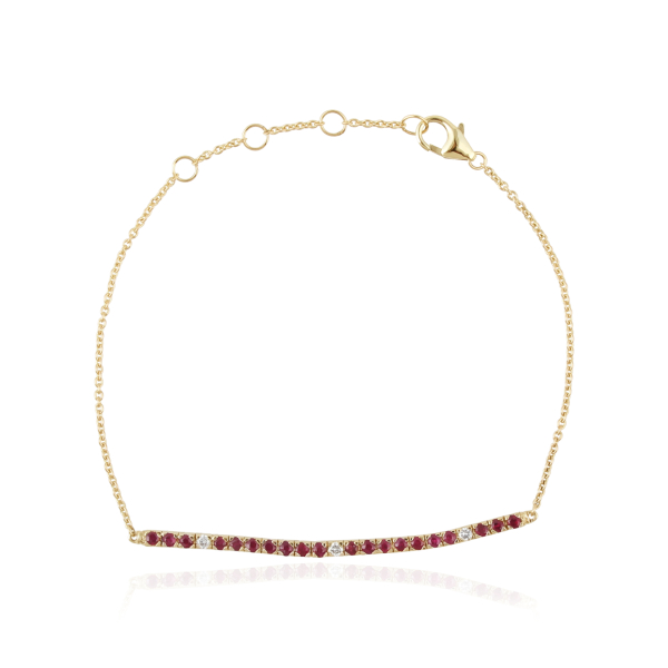 Robijn Tennisarmband met diamant model B012760