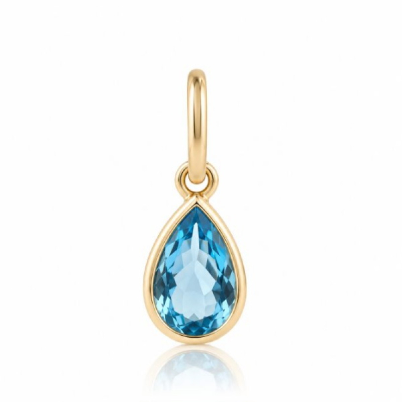 Blue Topaz Pendant model P011151