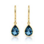 Blue Topaz london Hanging earrings model E011152 