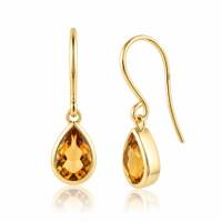 Citrine Hanging earrings model E011152 