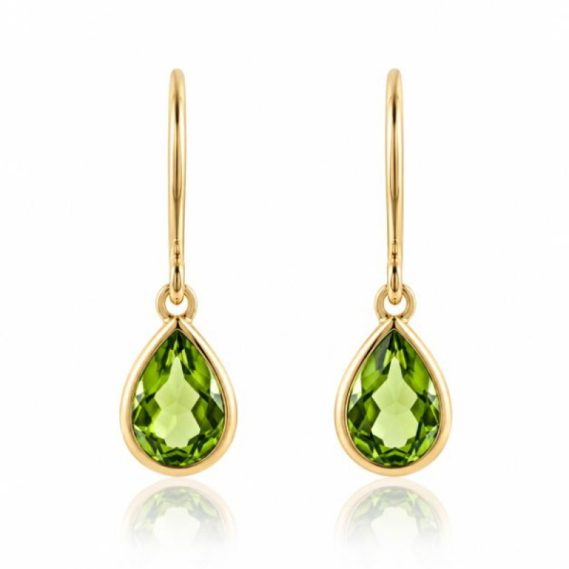 Peridot Hanging earrings model E011152 
