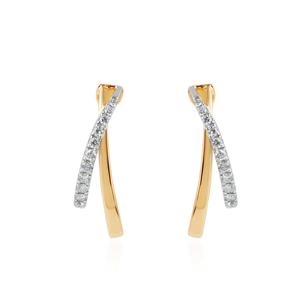 Creolen met diamant model E011566