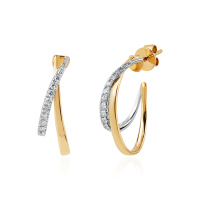 Creolen met diamant model E011566