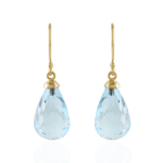 Blauwe Topaas sky Oorhangers model E015033