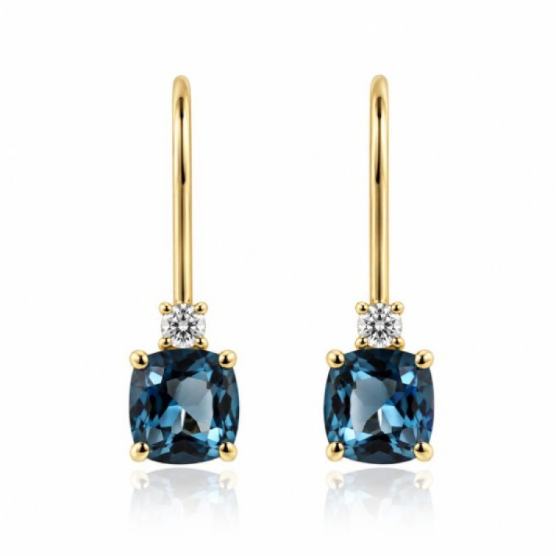 Blue Topaz London Hanging earrings model E015063