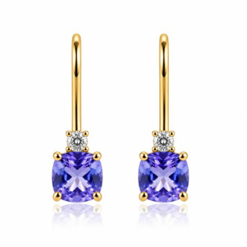 Tanzanite Hanging earrings model E015063