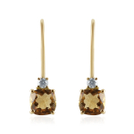 Citrine Hanging earrings model E015063