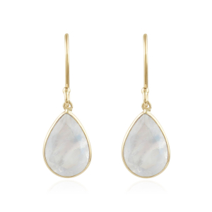 Rainbow Moonstone Hanging earrings model E010574