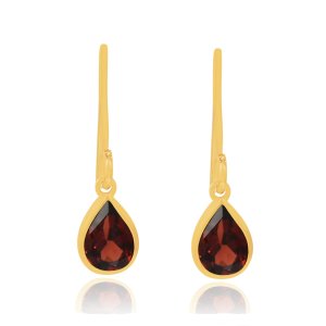 Garnet Hanging earrings model E011152 