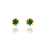 Emerald Studs model E011146