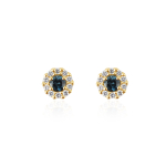 Blue Topaz london with diamond studs model E11577