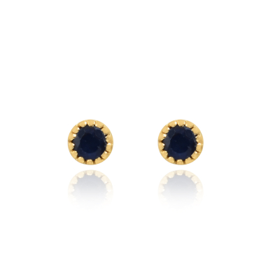 Blue Sapphire Studs model E011146