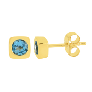 Blauwe Topaas Oorstekers model E17466
